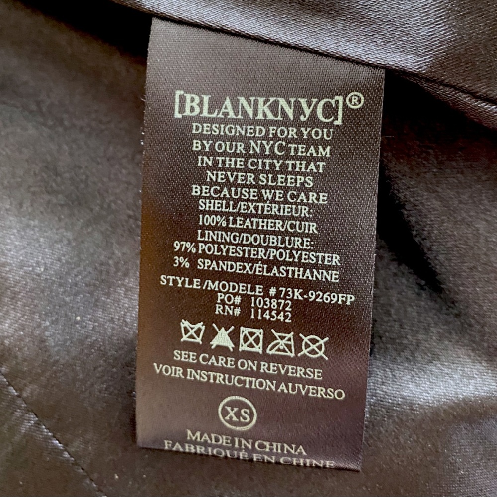 BLANKNYC black suede moto jacket, size x-small - Picture 10 of 10
